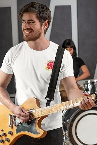 Miniatura 5 de Pop Threads Camiseta deportiva con gráfico de fútbol americano de Colombia para hombre