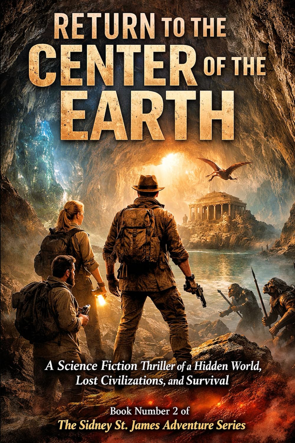 Return to the Center of the Earth: A Science Fiction Thriller of a Hidden World, Lost Civilizations, and Survival (The Sidney St. James Adventure Series)