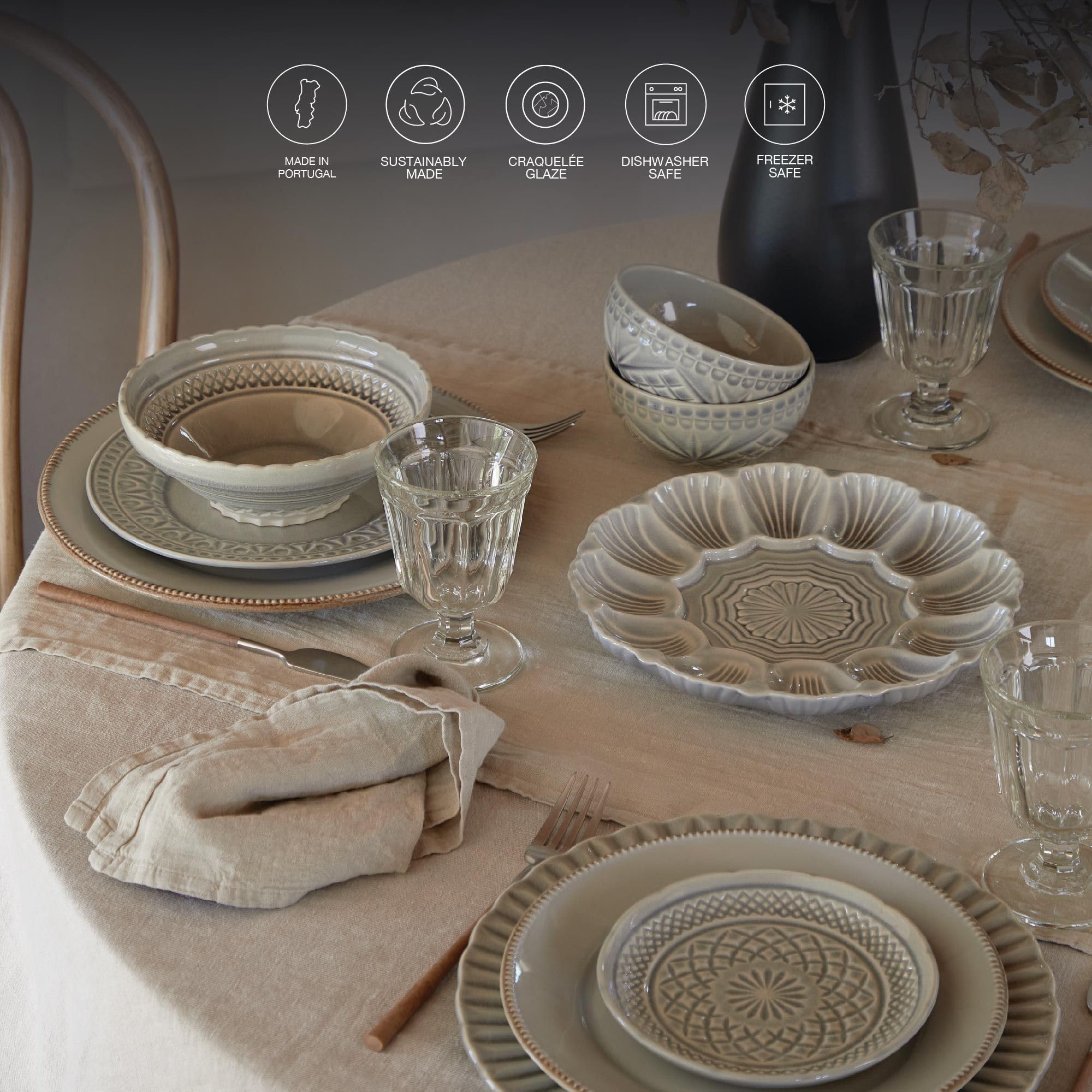 Amazon.com: Costa Nova Ceramic Stoneware 6'' Appetizer plate