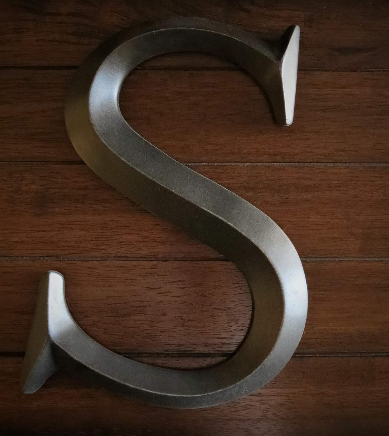 Oil Rubbed Bronze Letter S or Pick Color and Letter, 12
