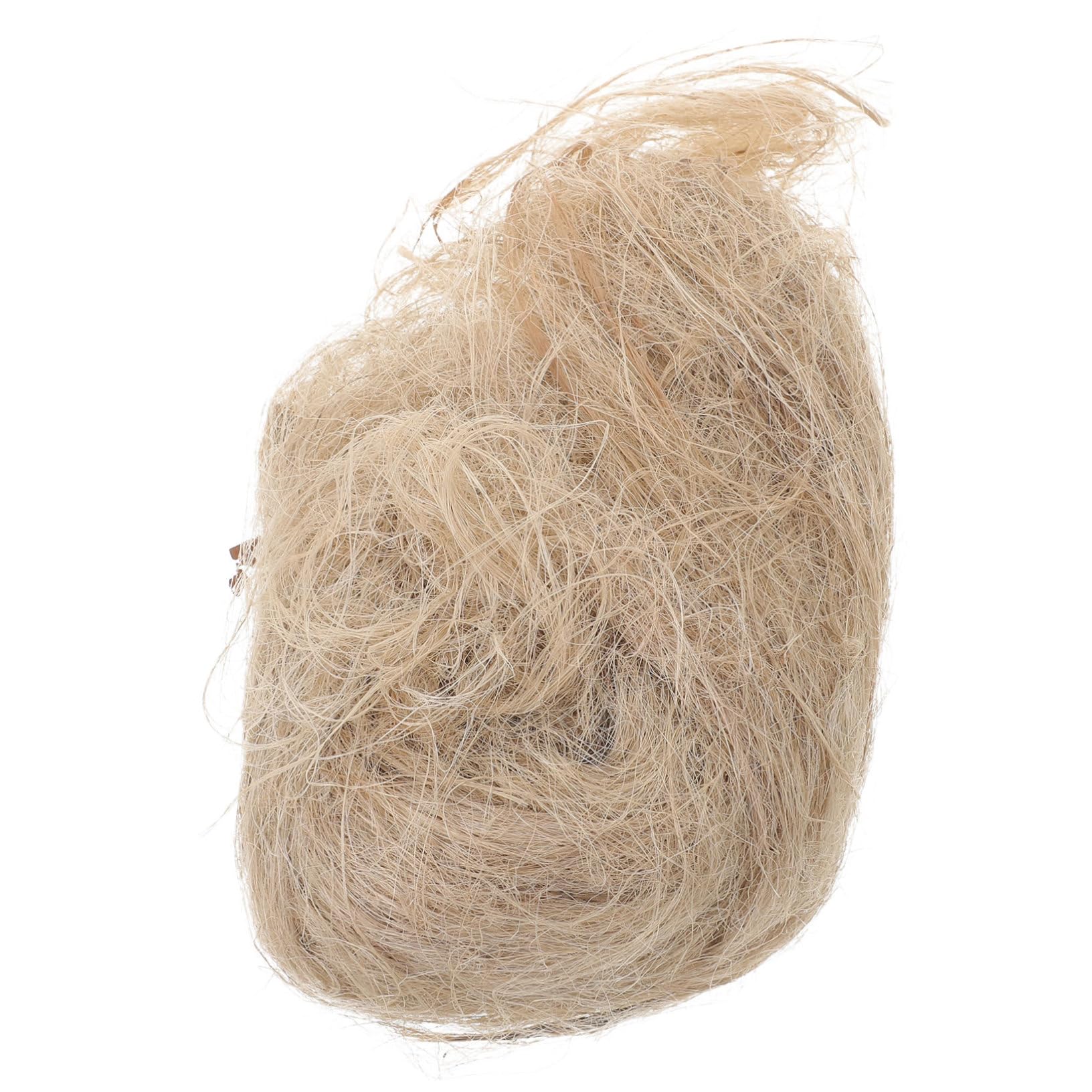 COLLBATH Natürliches Jute Vogelnistmaterial Für Innen- Und Außenbereich Weiches Nistfüllmaterial Für Warme Vogelnester Im Winter Nistkastenzubehör Für Wildvögel Und Papageien