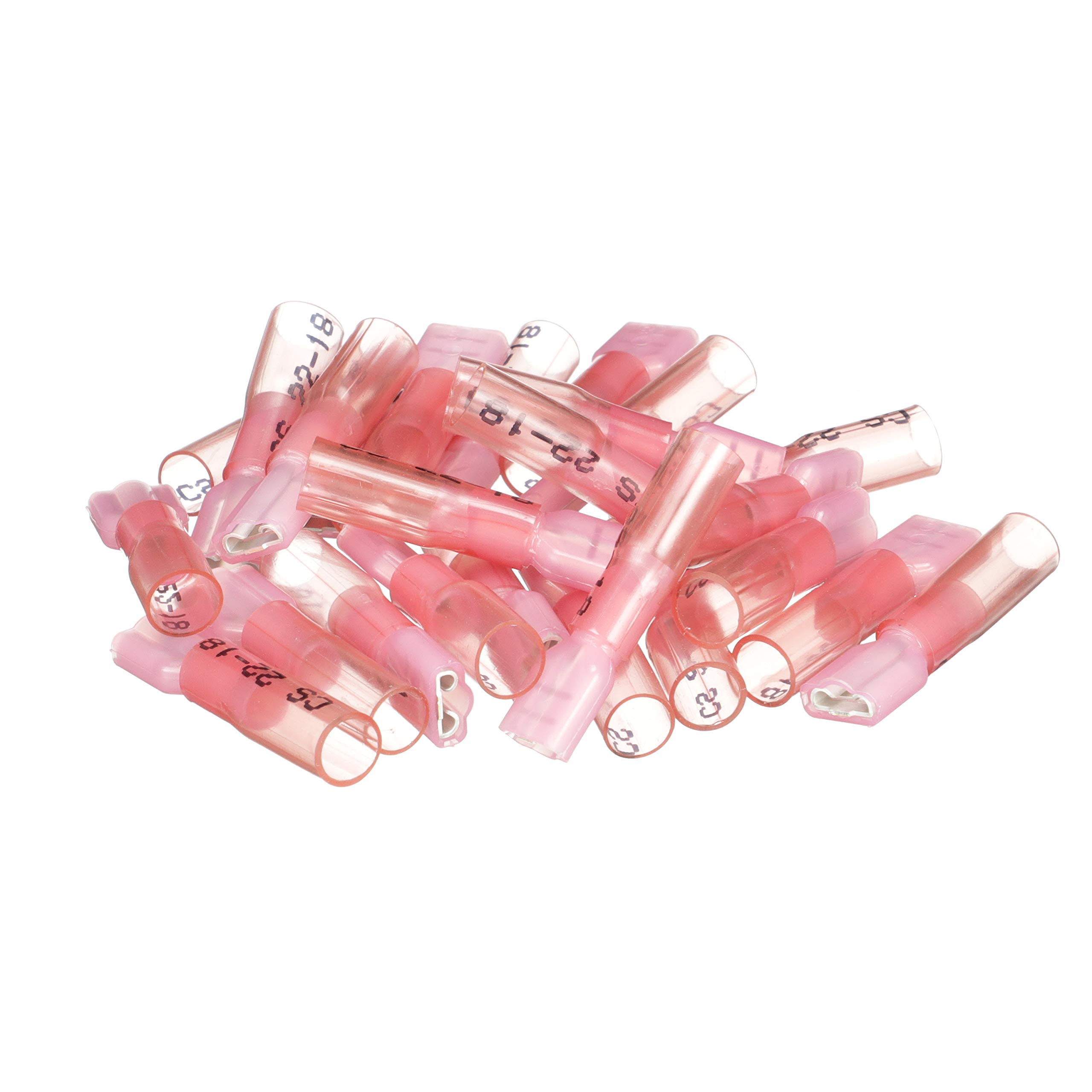 Seachoice 50-60271 Red Shrink Quick Connector 0.326-0.823mm2 (Pack of 25)