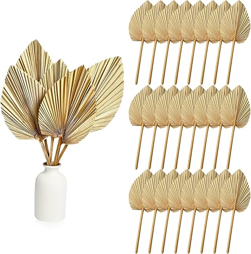 Miniatura 1 de 24 hojas de palma secas recortadas de 18 pulgadas de alto lanza de palma seca decoración de boda boho decoración de mesa hawaiana Luau flores secas