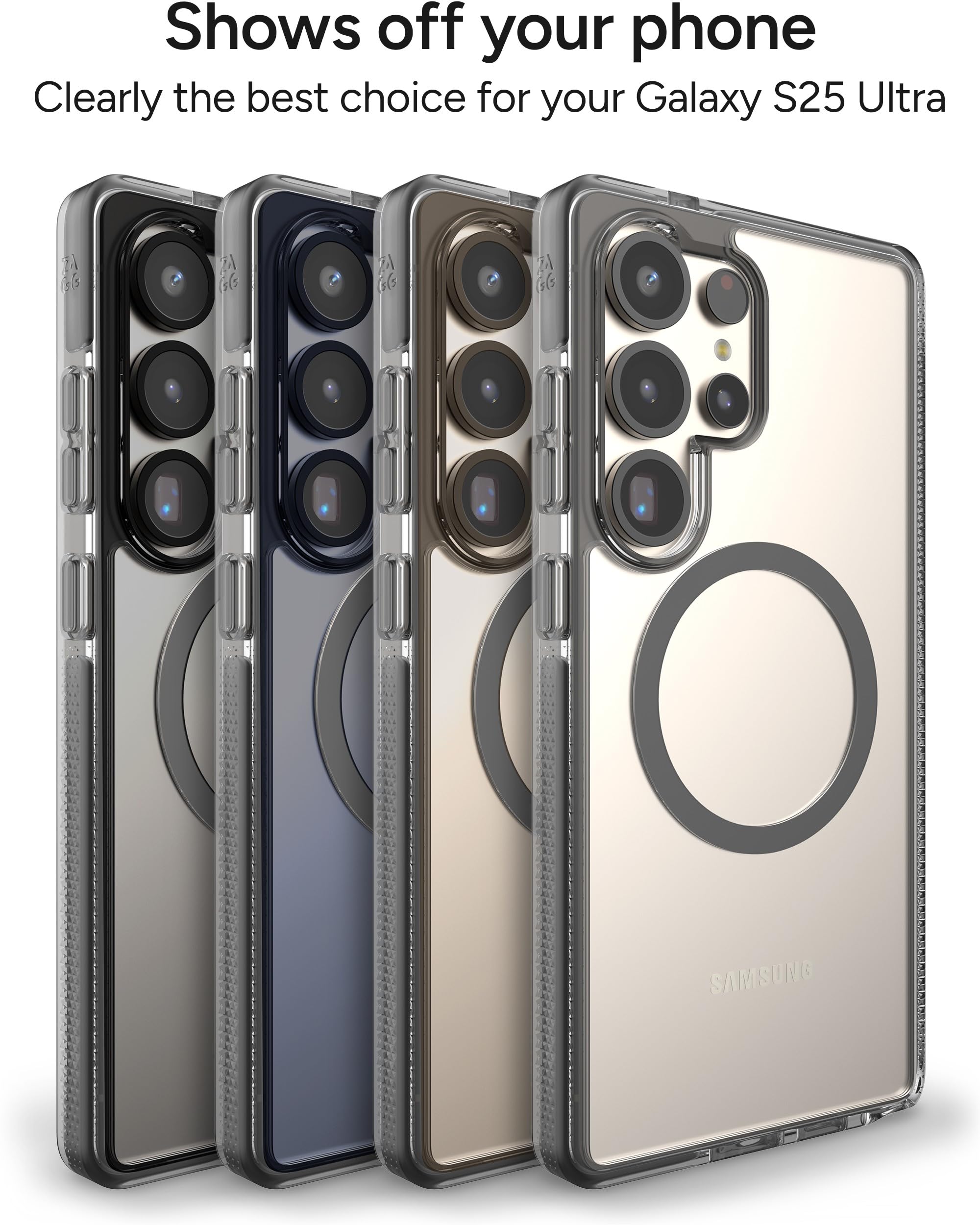 Amazon.com: ZAGG Santa Cruz Snap Samsung Galaxy S25 Ultra Case