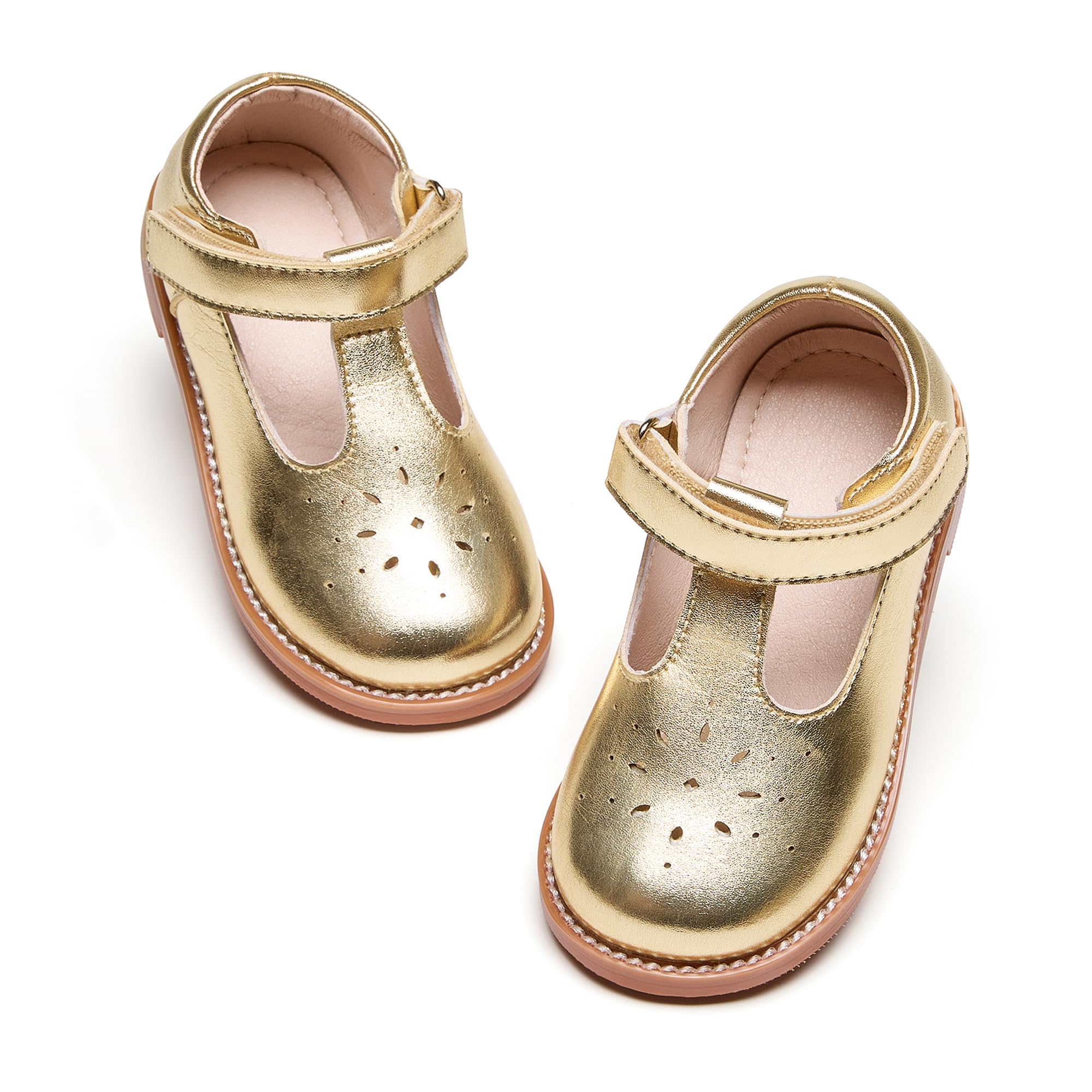 GINFIVE Toddler Girls Mary Jane School Oxford Dress Flat Shoes for Wedding