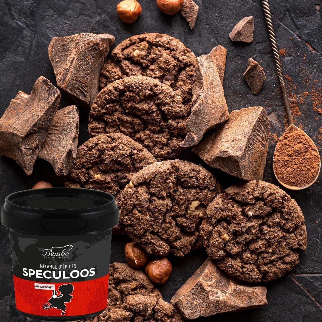 Spéculoos Épices 60 g – Mélange d'Épices typique des Pays-Bas pour préparer les Biscuits Spéculoos – Idéal pour les Desserts de Noël