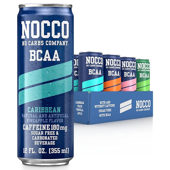 Buy NOCCO BCAA Energy Drink Variety Pack 12 Fl Oz, Pack of 12 Sugar