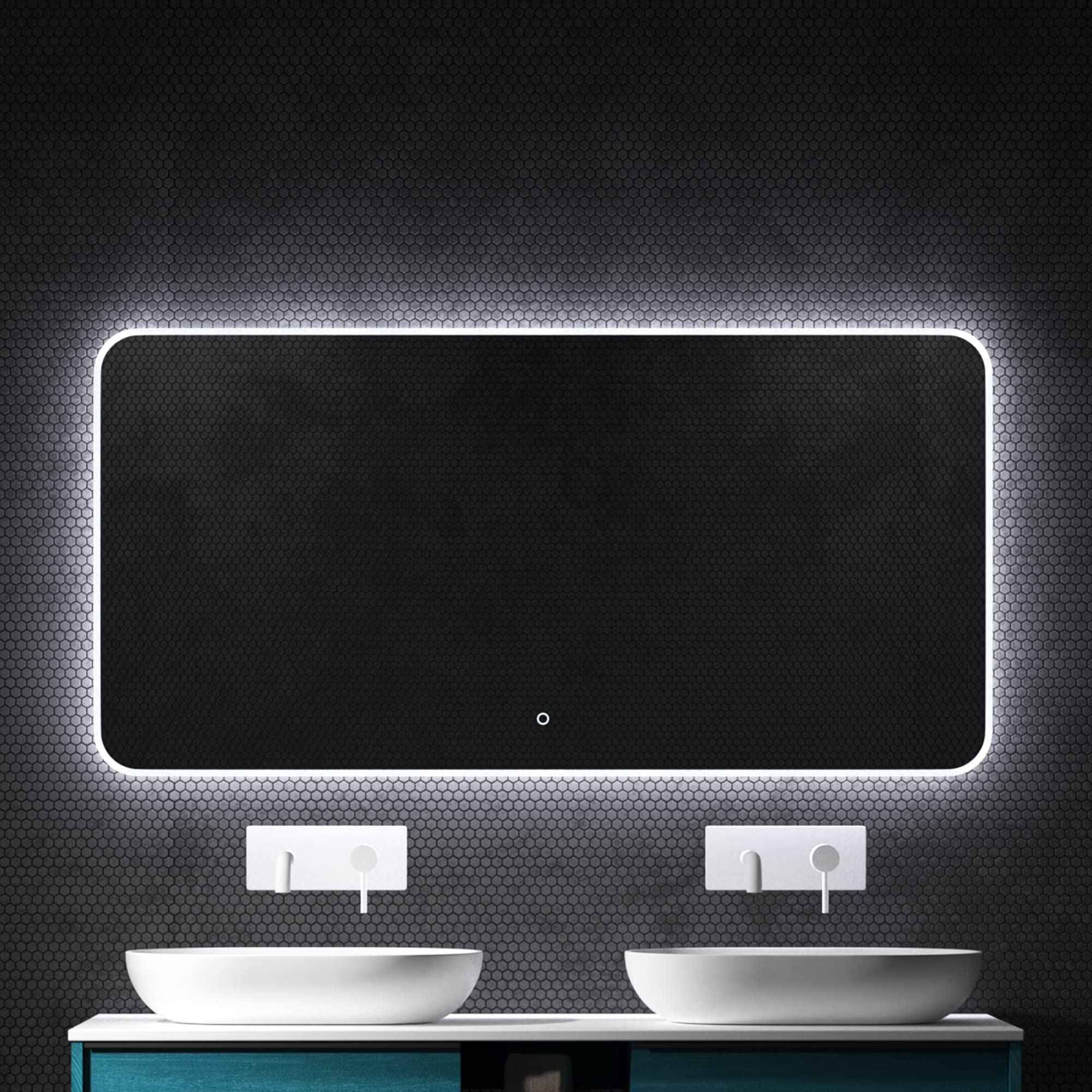 Mai & Mai Design LED Wall Mirror 1400 x 700 mm Anti-Fog Coating  