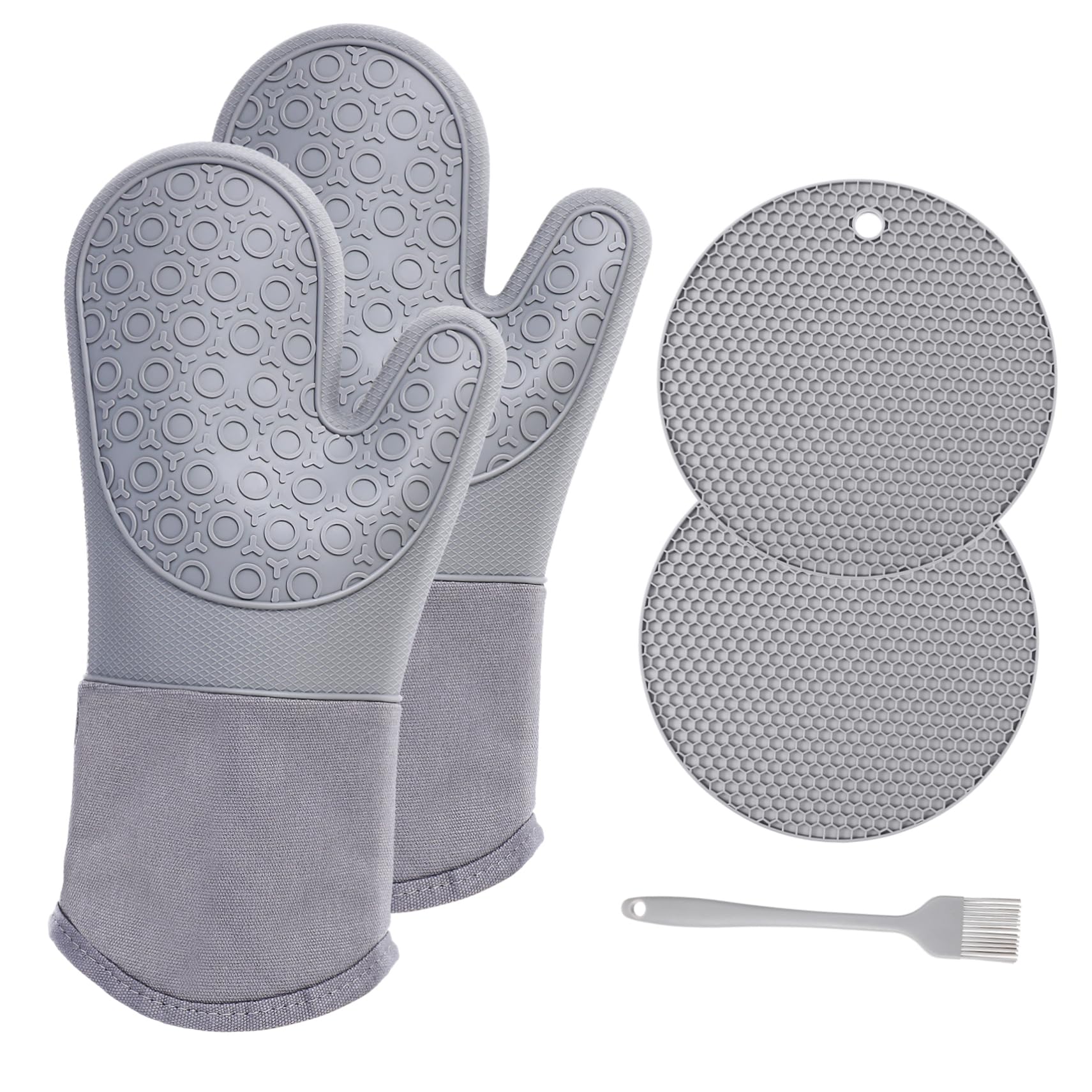 LIFKOME Guantes Horno Profesional Guantes Antideslizantes Almohadilla para Agarraderas para Horno Utensilios De Repostería