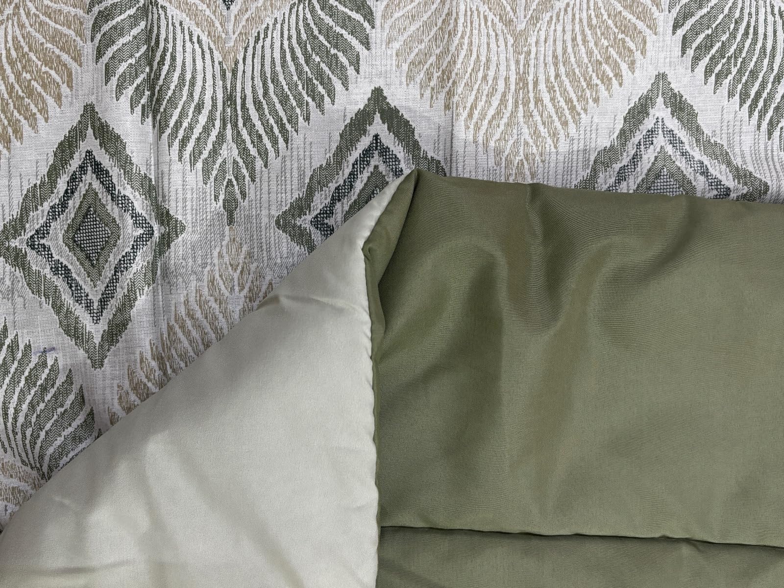 Microfibre Reversible Comforter, Double,(Light Green & Pista Green Color, 200 GSM)-image-35