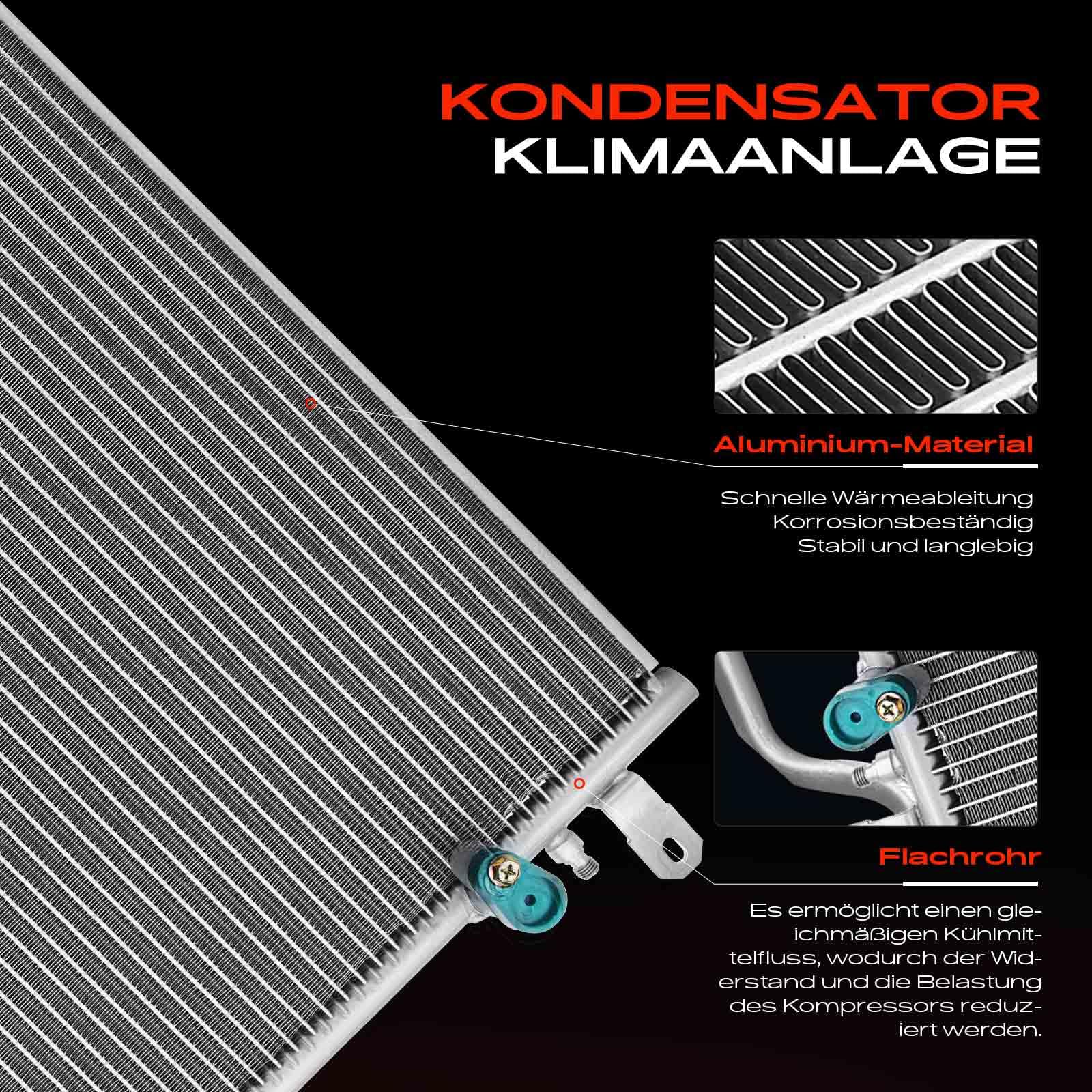 Frankberg Kondensator Klimaanlage 4F0260403P Kompatibel mit A6 c6 avant