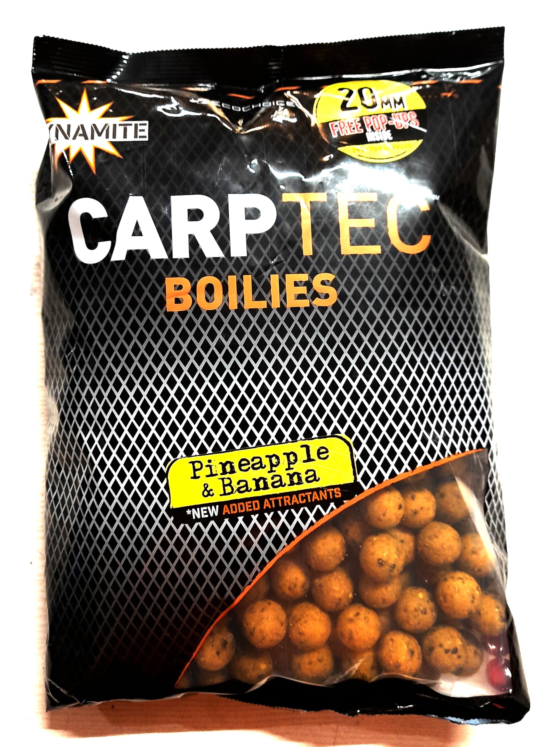 Dynamite Baits Bouillettes Carptec Boilies Pineapple & Banana (1.8kg - 20mm)
