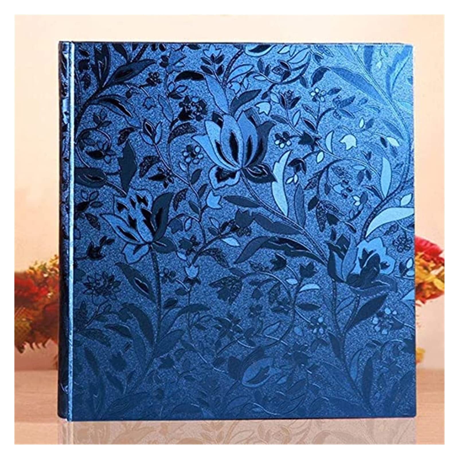 GLigeT Fotoalbum Hochwertiger Bilderrahmen-Abdeckungsalbum 600 Taschen 6 Zoll können Familienhochzeits-Jubiläumsbaby-Feiertagsbindung multidirektional unternehmen Fotobuch (Color : Blauw)