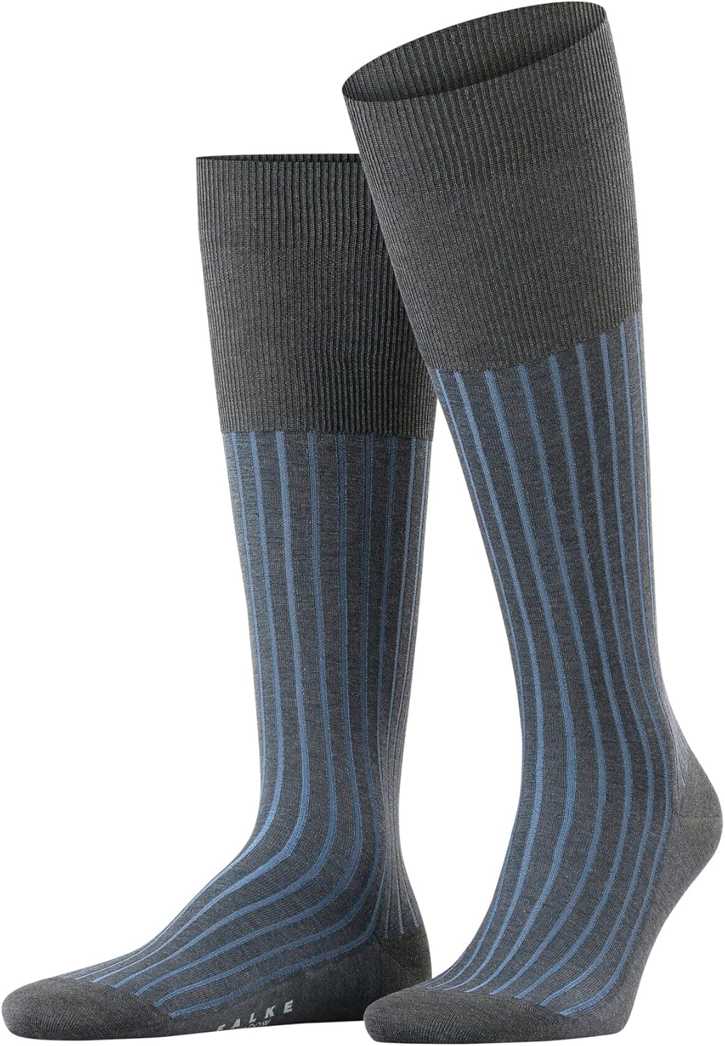 FALKE Men's Lhasa Rib Wool Cashmere Knee High Socks, 1 Pair