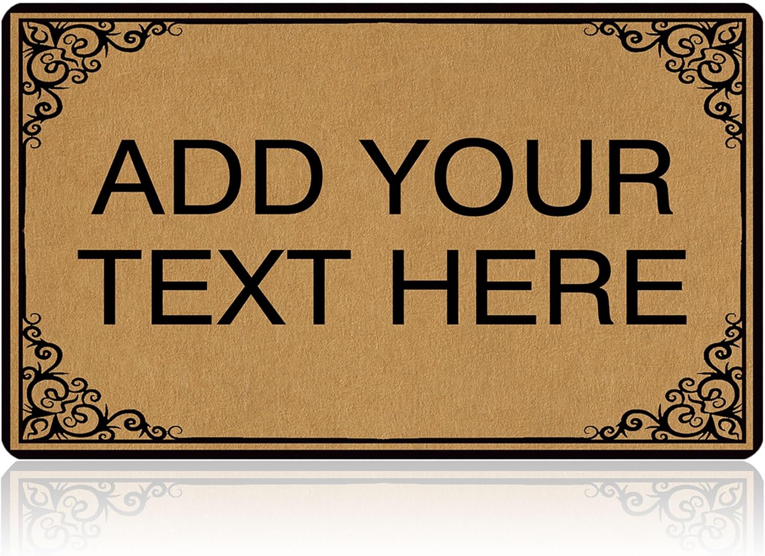 Personalized Welcome Door Mat Outdoor Entrance - Custom Front Door Mat Outdoor Entrance - Indoor Floor Retro Decor Mats for Entryway(30"x18")