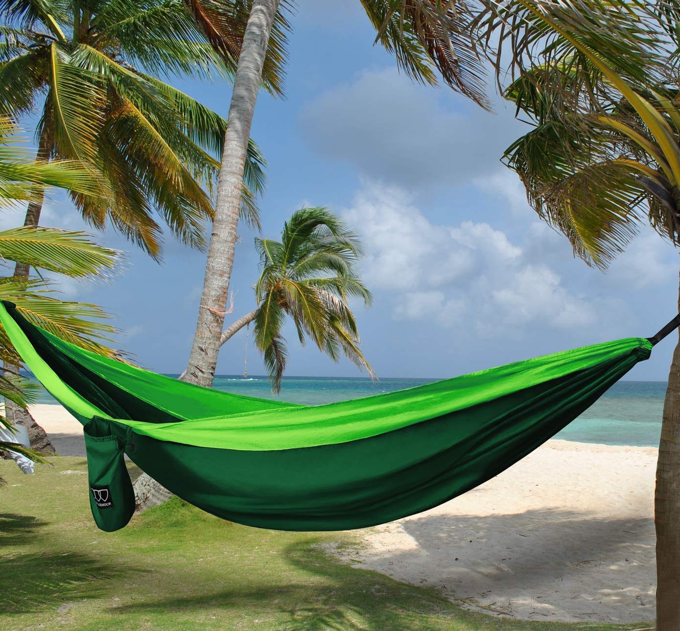 Gold Armour XL Double Camping Hammock With Bug Net - 2 Person Portable Hammock Set For Outdoor & Indoor Use