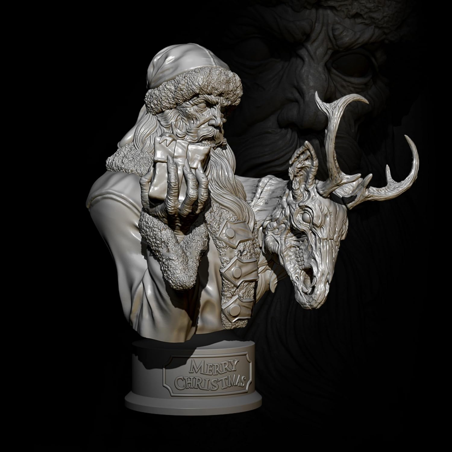 Bhowsa 55mm Resin Bust Model Kit Unpainted and Unassembled Resin Model //L8c7T3