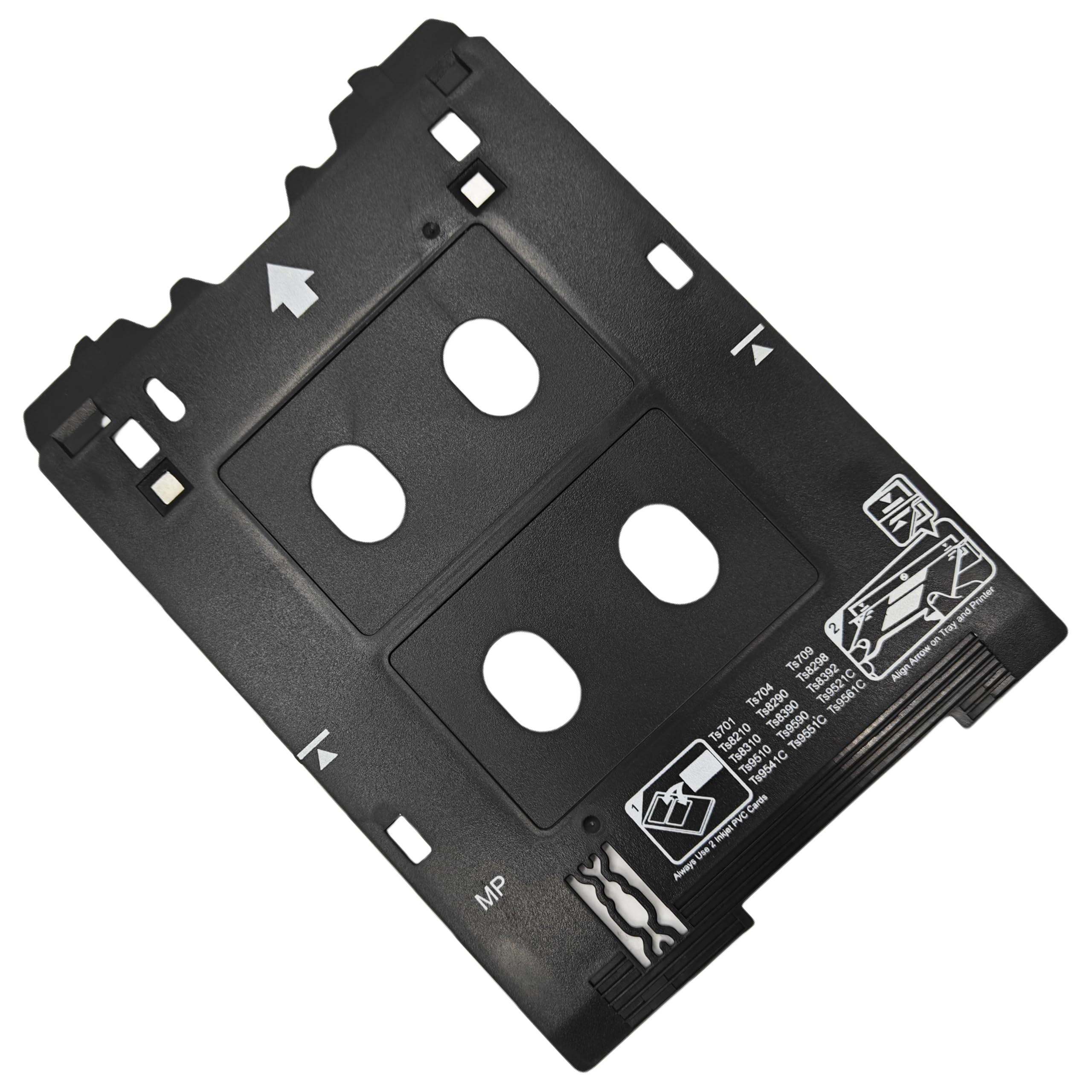 Vassoio per carta d'identità in PVC compatibile con stampanti Canon Pixma TS703 TS704 TS705 TS709 TS701 TS702 TS82xx, TS83xx, TS95xx Series, stampanti MP/multifunzione Canon