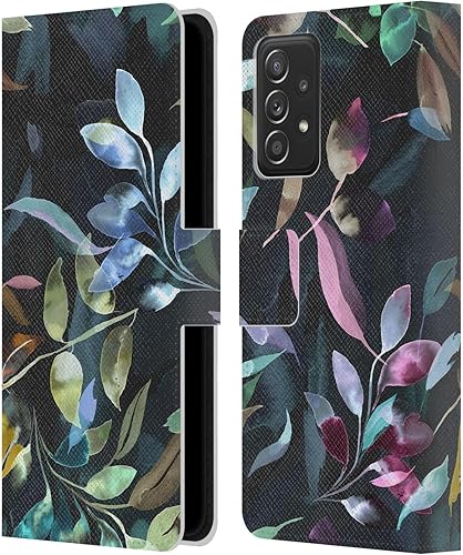 Miniatura 7 de Head Case Designs Officially Licensed Ninola Watery Hibiscus Botanical Patterns Leather Book Wallet Case Cover Compatible with Samsung Galaxy A53 5G