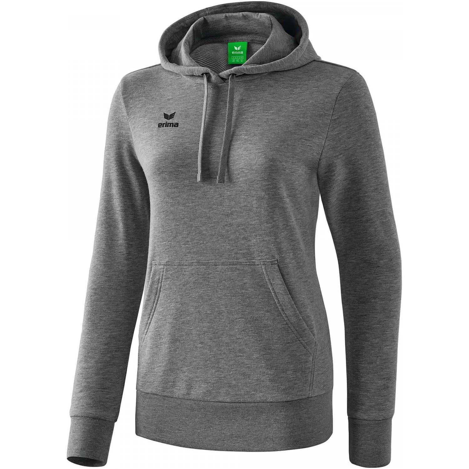 Erima Basic Uni Hoody - Grey Marl, 38