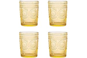 Amzcku Amber Drinking Glasses: Timeless Elegance for Your Beverage Enjoyment