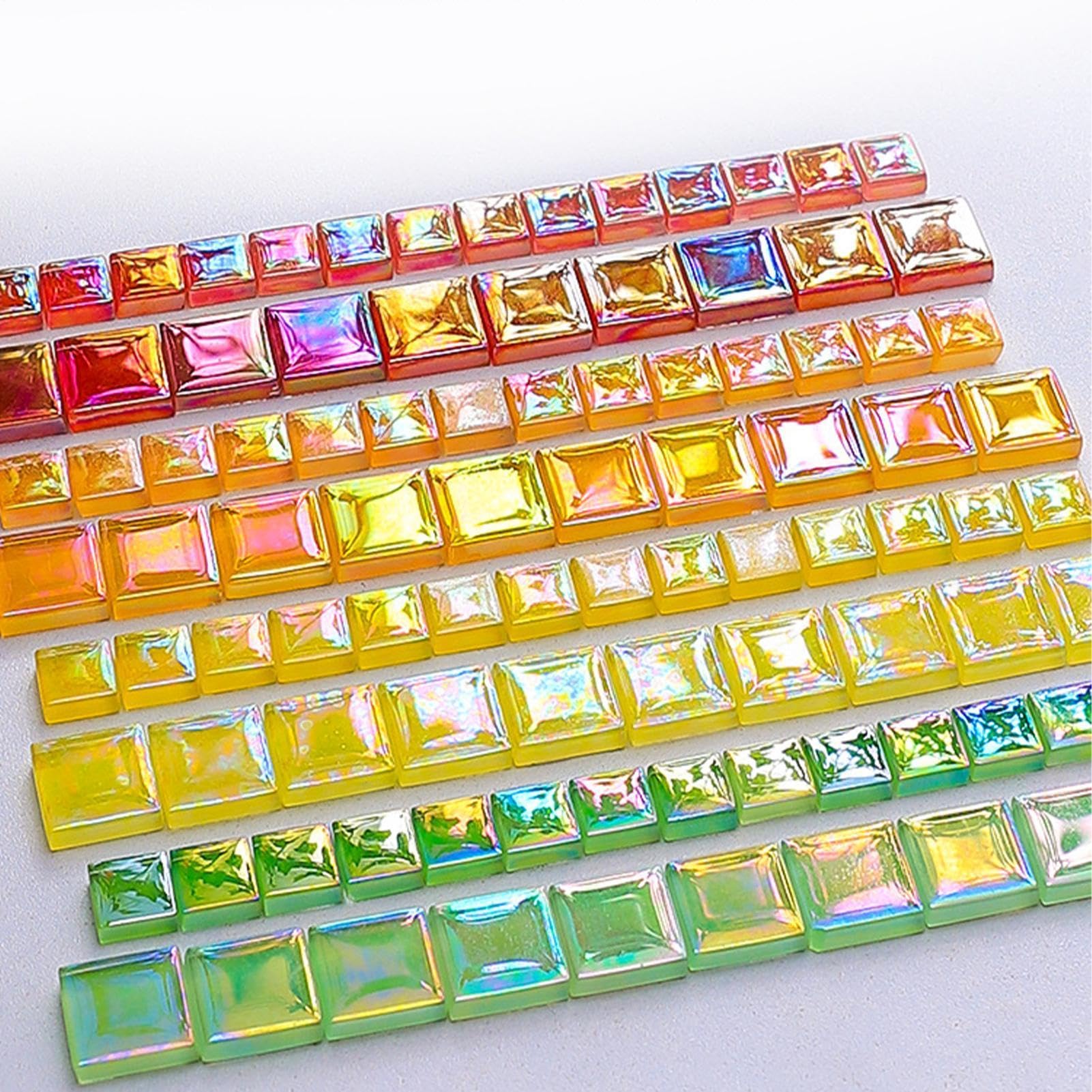 Teselas de Mosaico 1.100 Piezas de Suministros Iridiscentes