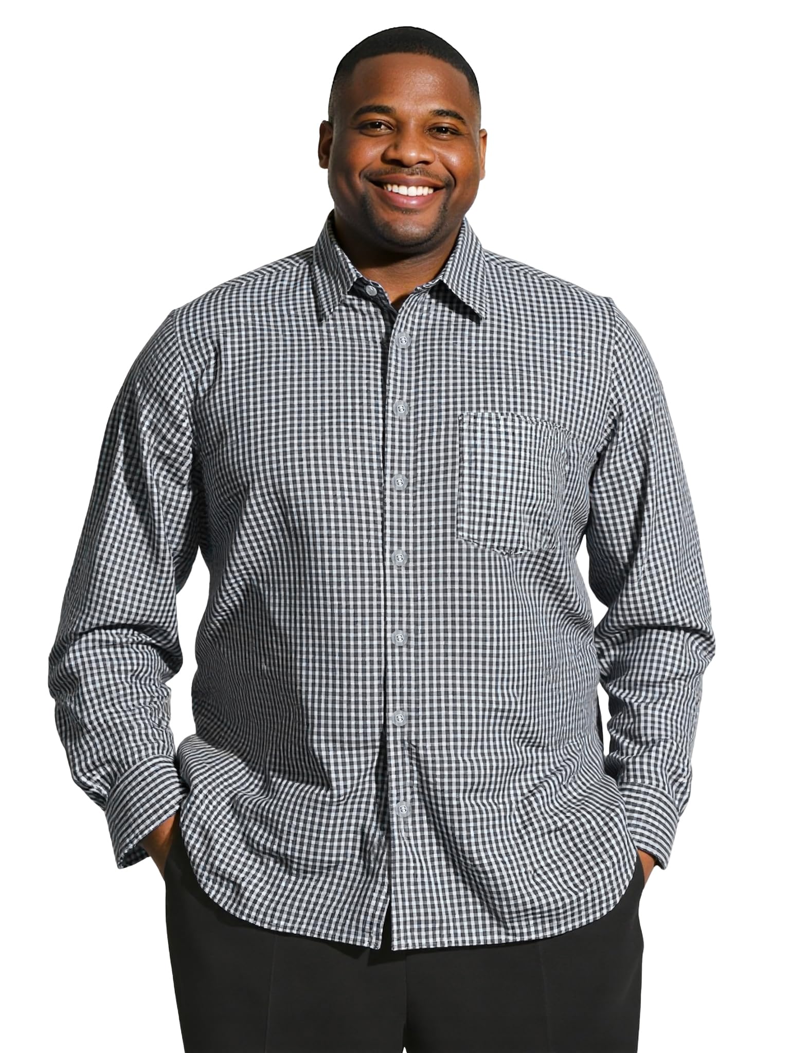 Big and Tall Shirts for Men with Pocket