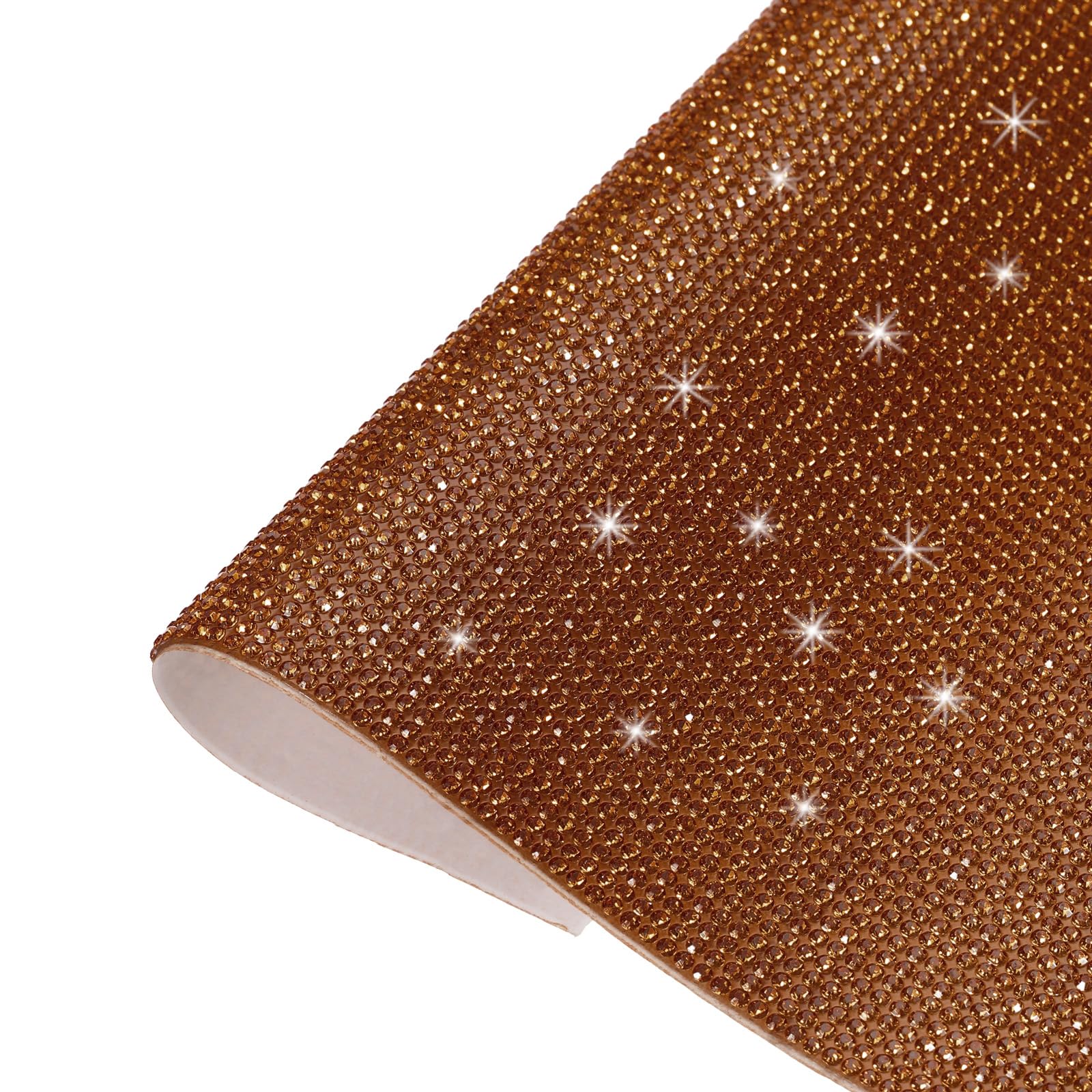 MECCANIXITY Bling Crystal Rhinestone Sheet Self-Adhesive Rhinestone Diamond Gems Sticker 15.75 x 9.44 Inch DIY Car Decoration Sticker for DIY Car