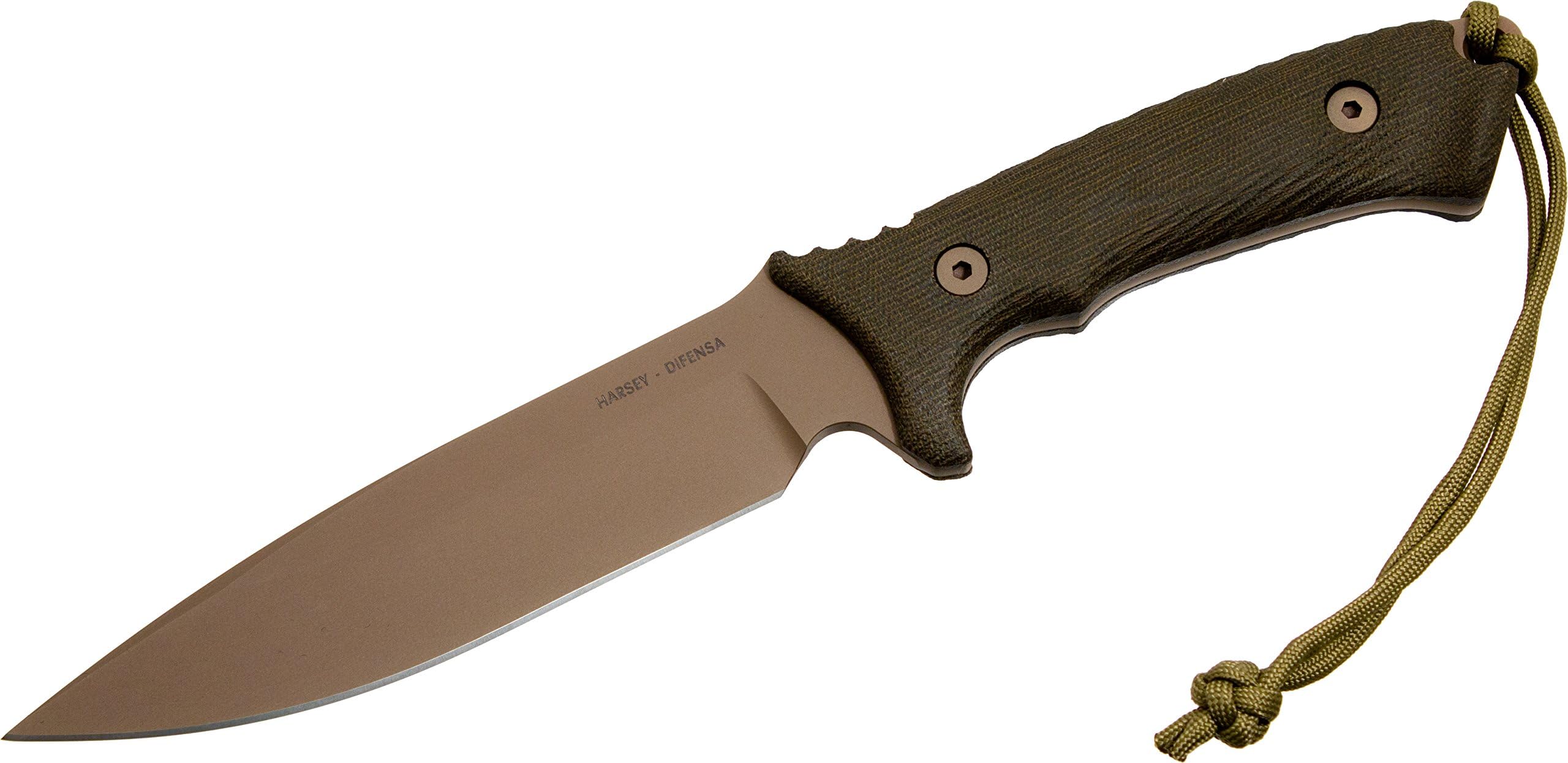Spartan Harsey Difensa Fixed Blade Fighting Knife Kydex Sheath