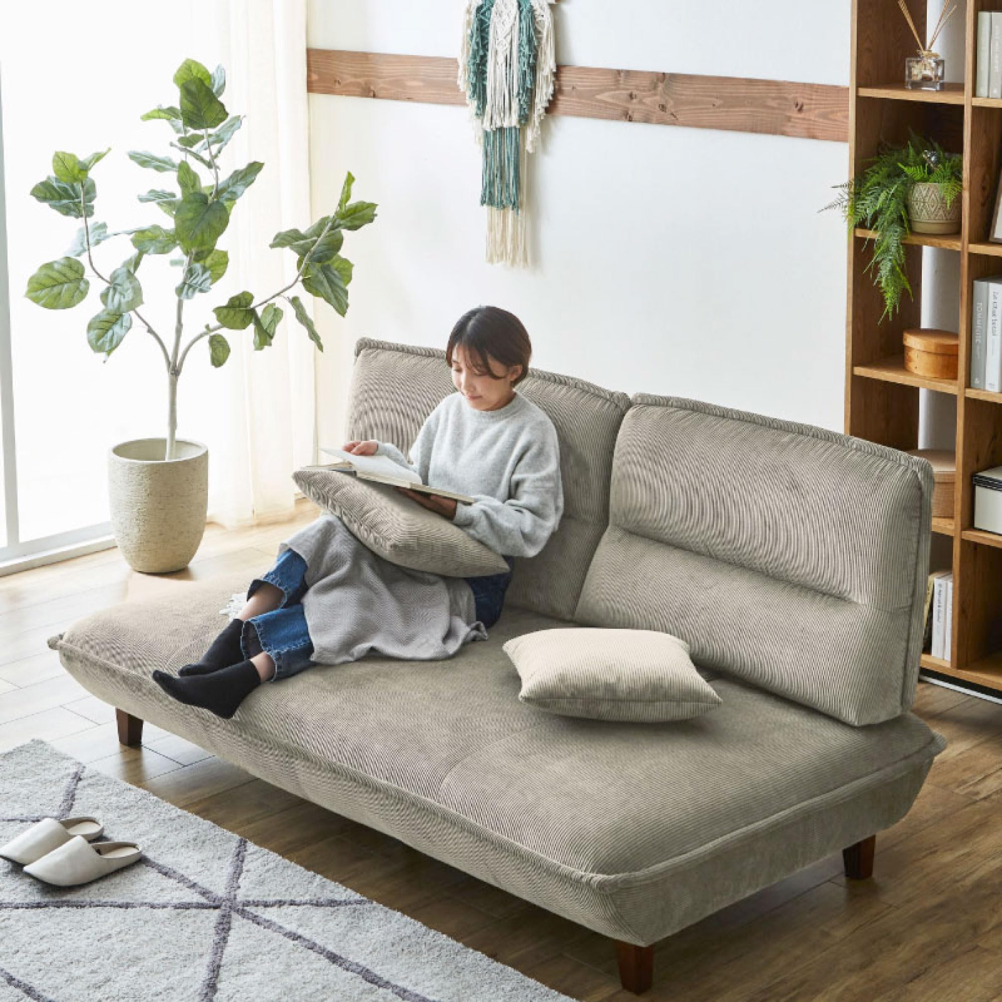 関家具　背クッション　2個 Amazon｜関家具(Sekikagu) ソファ 3人掛け 背もたれ 前後 可動 独立