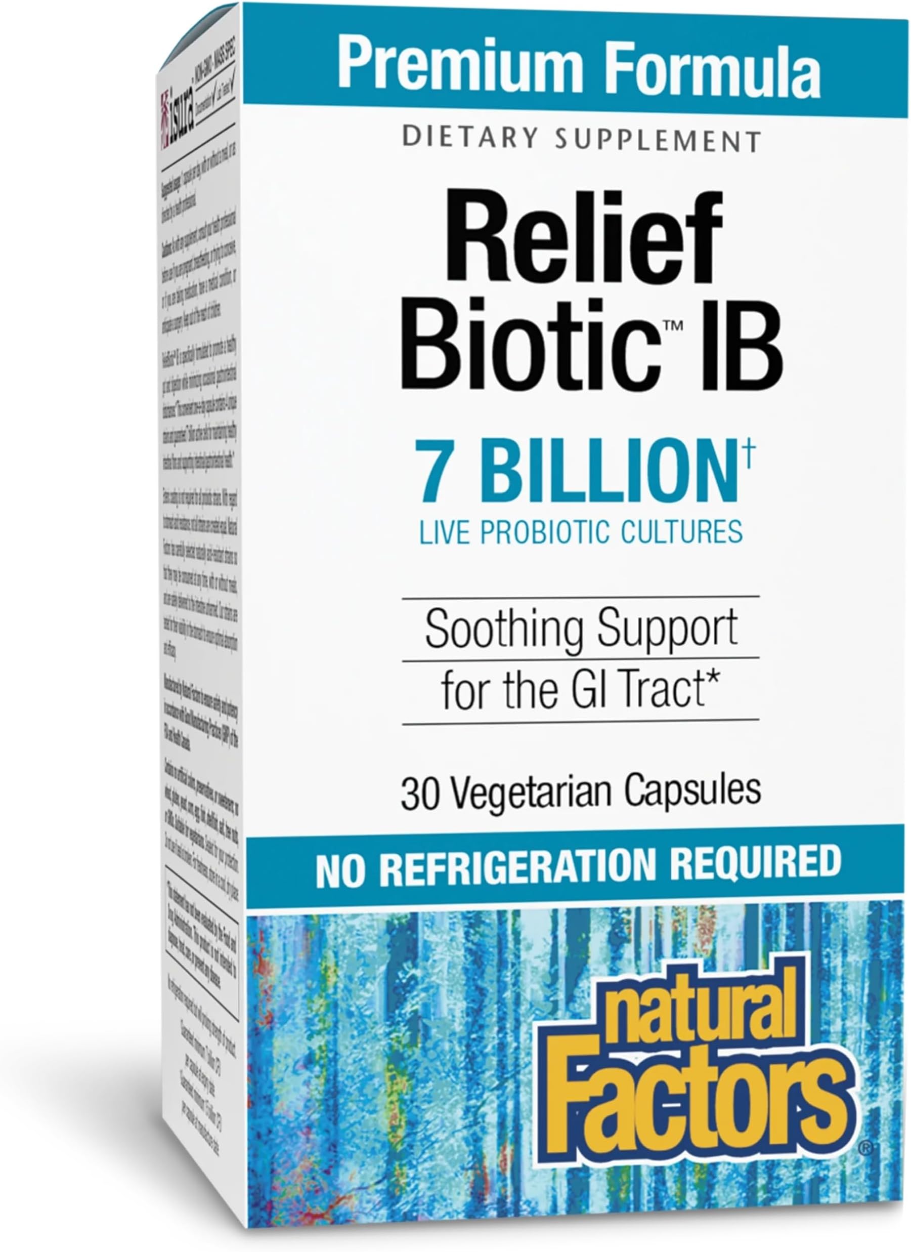 Ibs Relief Biotic 7 Billion 4-Strain 30 Vegetable Capsules