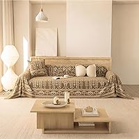 Vista 10 de VClife Funda de sofá antiarañazos para gatos, funda de sofá 100% impermeable para mascotas, funda de sofá caqui para sofá seccional, protector