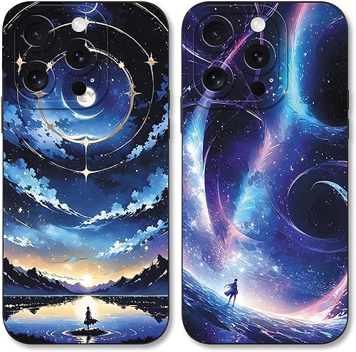 Yimctoie 2 Piezas Silicona Funda para Xiaomi 15 Ultra 6.73'', Aesthetic Cielo Es
