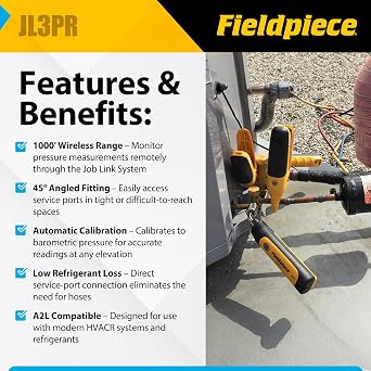 Fieldpiece JL3PR Job Link System Wireless Pressure Probe