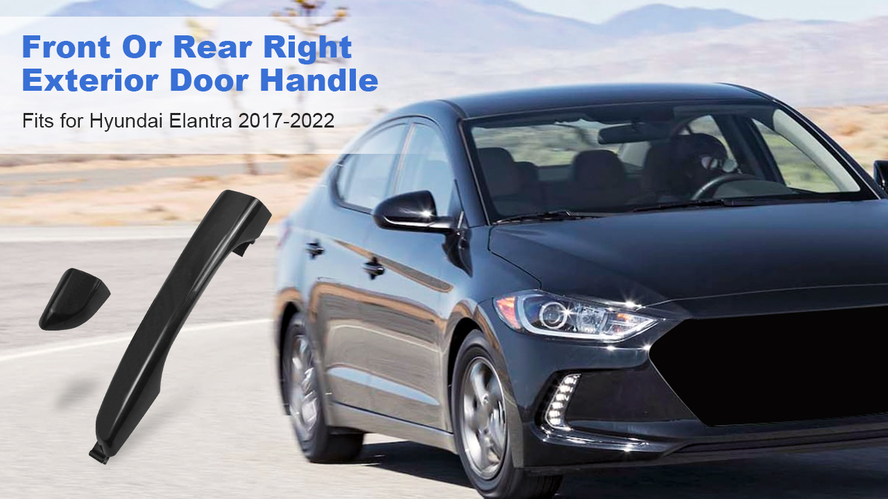 Manija De Puerta Exterior Para Hyundai Elantra 2017-2019 - Lado Conductor, Color Blanco FL, Resistente A Corrosión