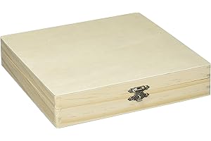 Darice Unfinished Wood Cigar Box