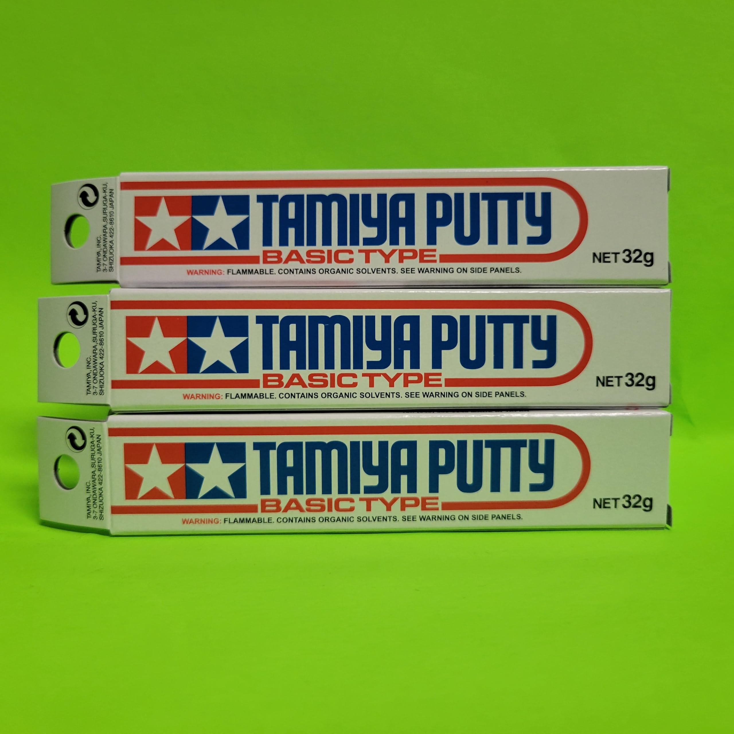 Tamiya Putty Basic Type 3set Plastic Model Putty 87053