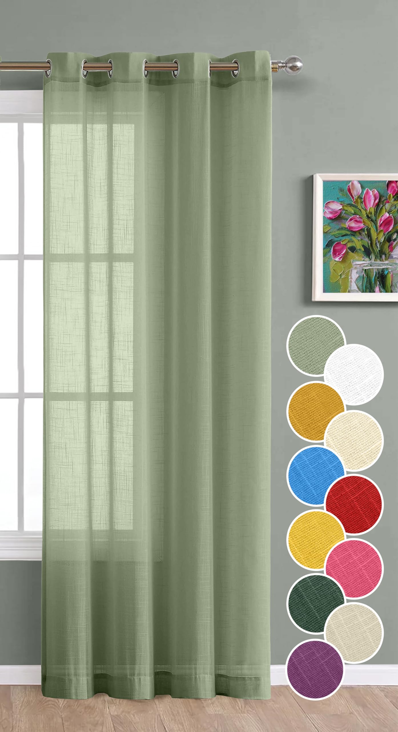 See full amazon price history chart for THE LINEN COMPANY Linen Curtains for Door 8 Feet - Sheer Curtain Living Room, Bedroom Decorative Drapes - 1 Pcs (Avocado Green - 96 Inch) THE LINEN COMPANY Linen Curtains for Door 8 Feet - Sheer Curtain Living Room, Bedroom Decorative Drapes - 1 Pcs (Avocado Green - 96 Inch) (B0CQJQ37KH) Amazon Price History, Amazon Price Tracker
