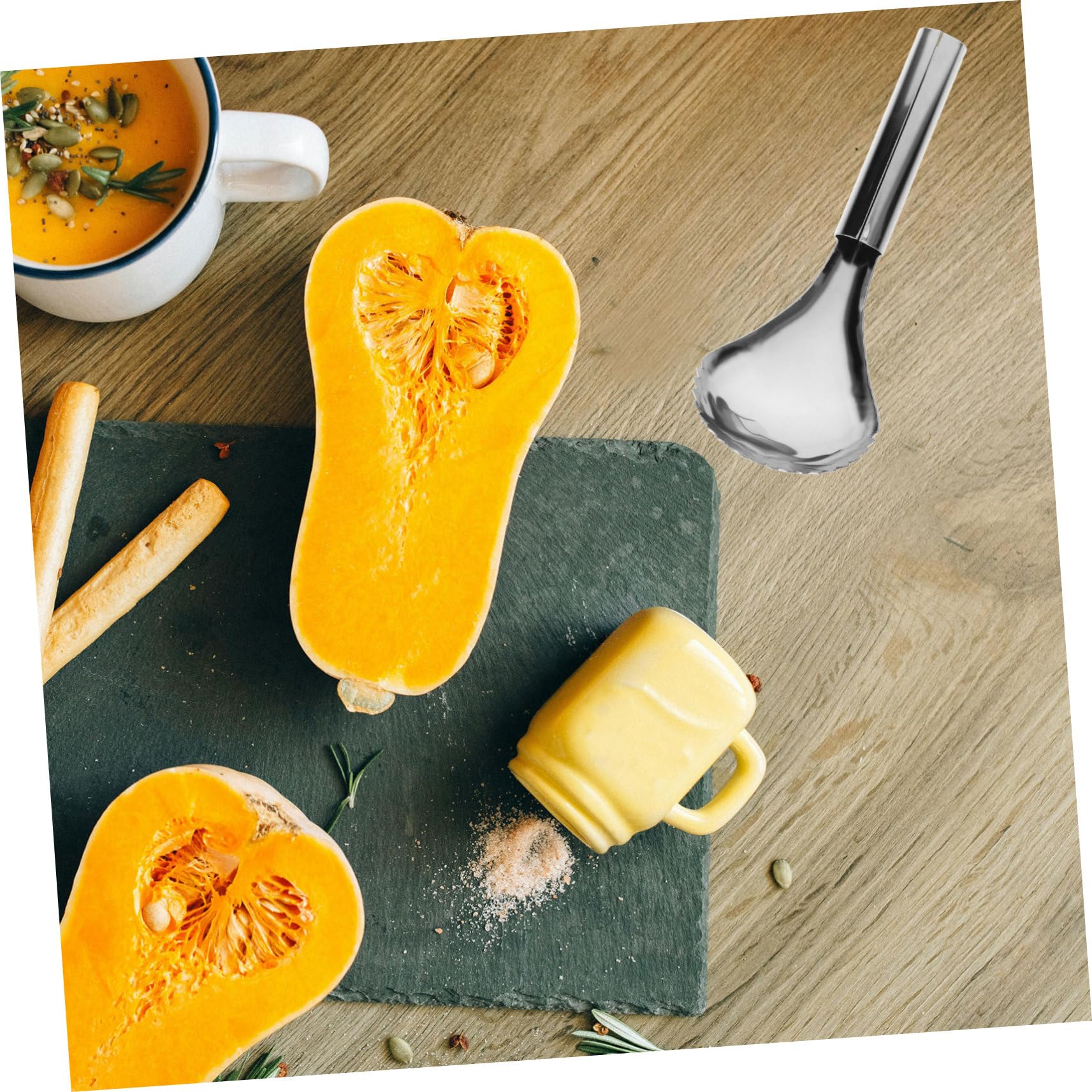 Ciieeo 4 Sätze Kürbisschaufel Orange Löffel Zum Schnitzen Von Kürbissen Kochgeräte Obstschaber Ananasentkerner Küchenkernschaufel Grapefruit-schöpfer Corer Rostfreier Stahl 2 Stück * 4