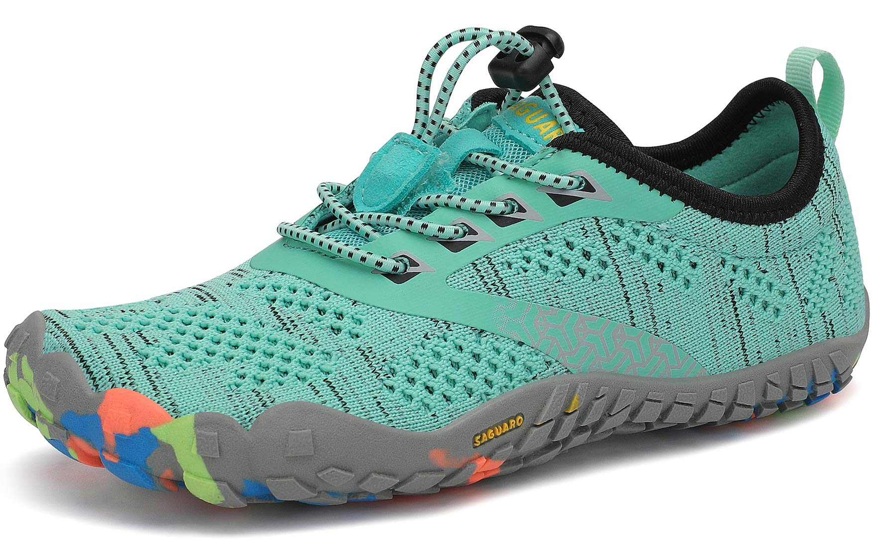 SAGUARO Minimalistas Barefoot Zapatillas de Trail Running Niños Zapatillas de Deporte Transpirables para Exterior Interior