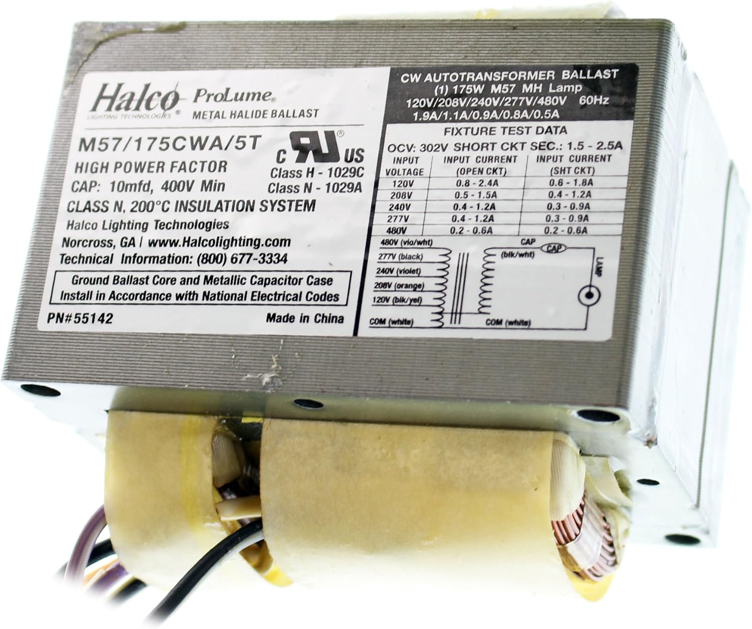 Halco 55142 M57/175CWA/5T/K Metal Halide Ballast Kit Electrical