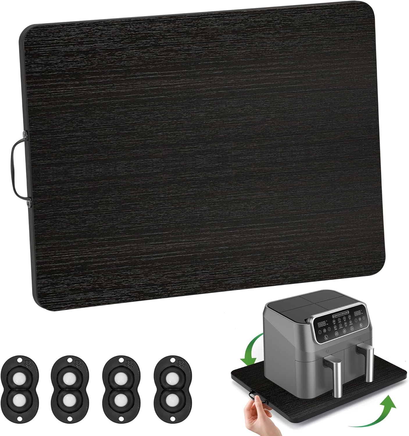 360° Rolling Coffee Maker Tray – Sliding Appliance Slider (9.5″x14″) 360° Rolling Coffee Maker Tray – Sliding Appliance Slider (9.5″x14″)