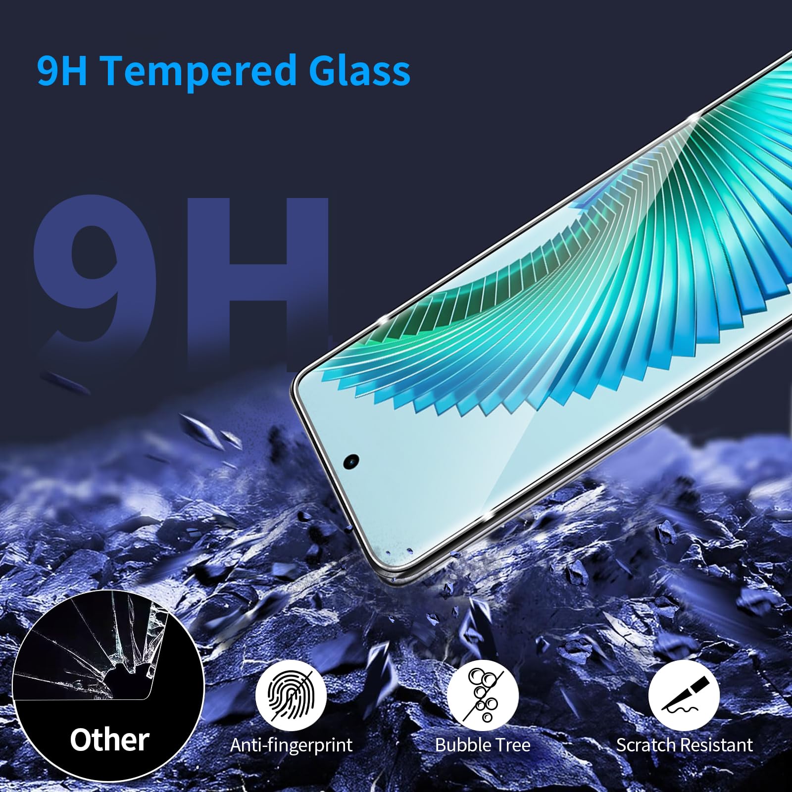 2x Full Cover Opaca Pellicola Protettiva per Huawei P30 lite / New
