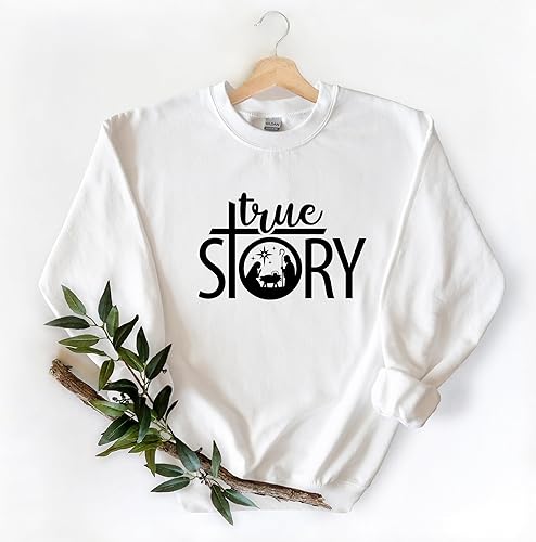 Miniatura 8 de True Story Sweatshirt Christian Gift for Christmas Christmas Nativity Sweatshirt Christmas Sweatshirt Jesus Christmas Sweatshirt Christian Christmas