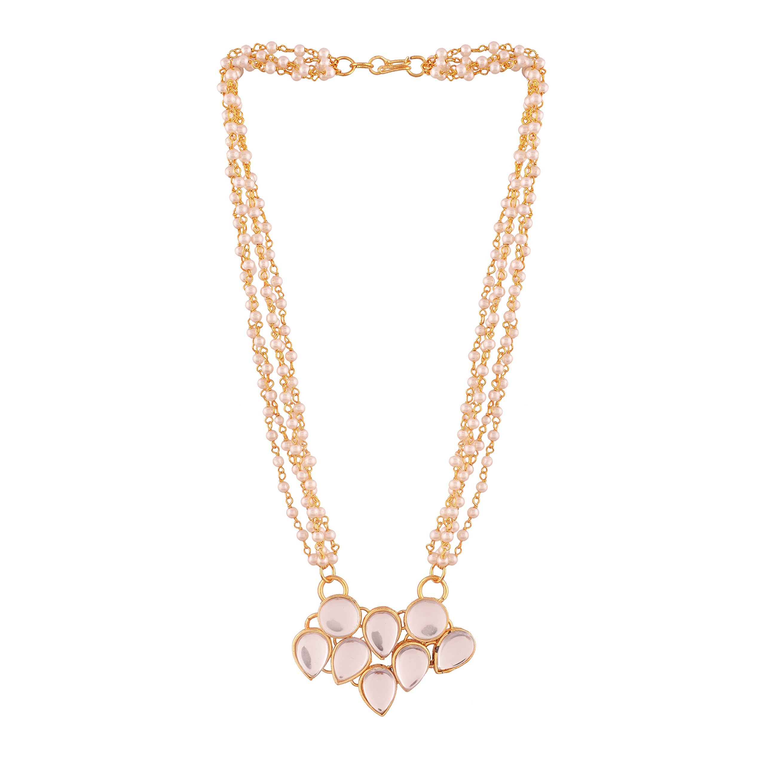 See full amazon price history chart for ACCESSHER Traditional Gold Plated Kundan And Moti Mulstistranded Long Necklace For Women and girls Pack of 1 ACCESSHER Traditional Gold Plated Kundan And Moti Mulstistranded Long Necklace For Women and girls Pack of 1 (B075S8FT36) Amazon Price History, Amazon Price Tracker