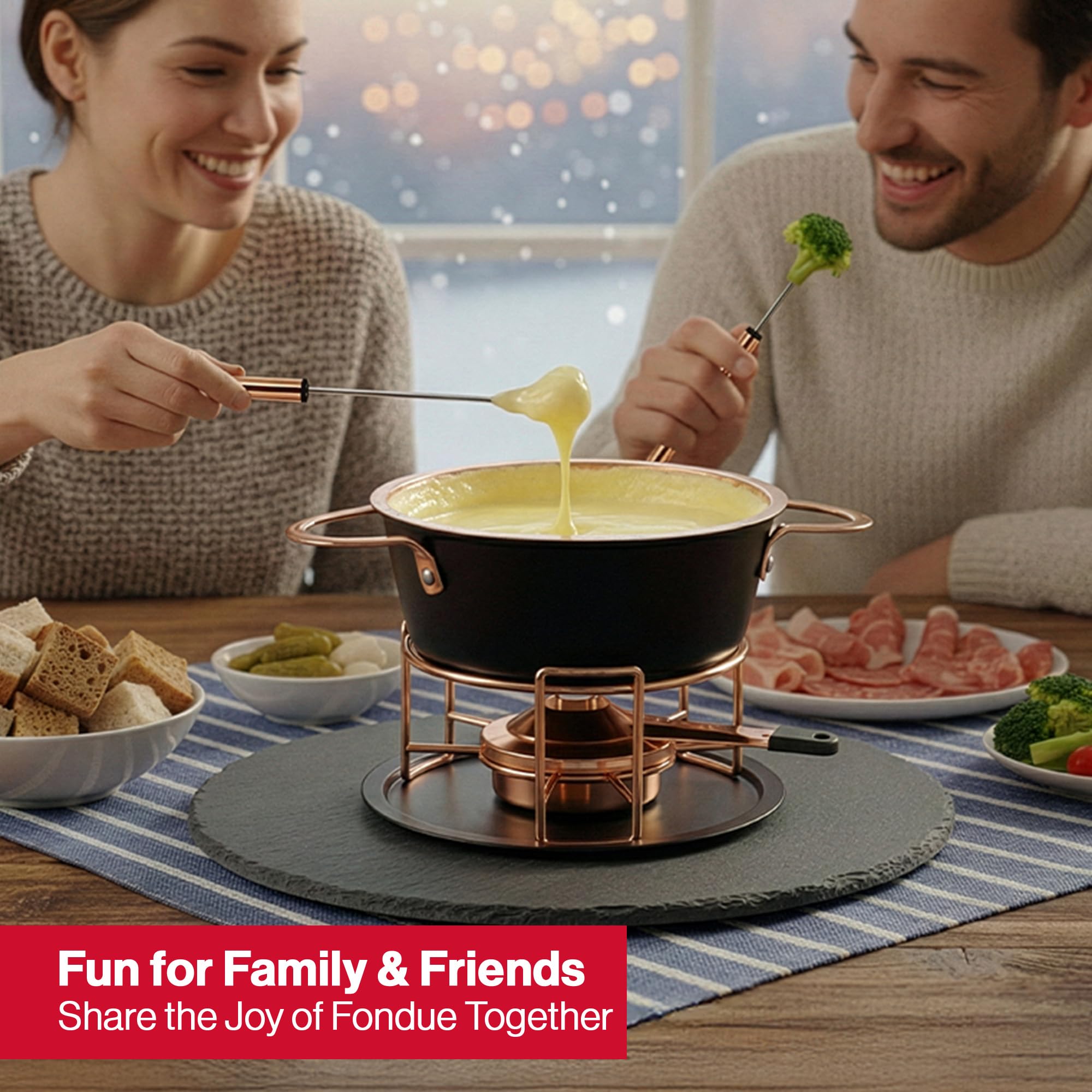Swissmar Realp Käsefondue-Set, 11-teilig