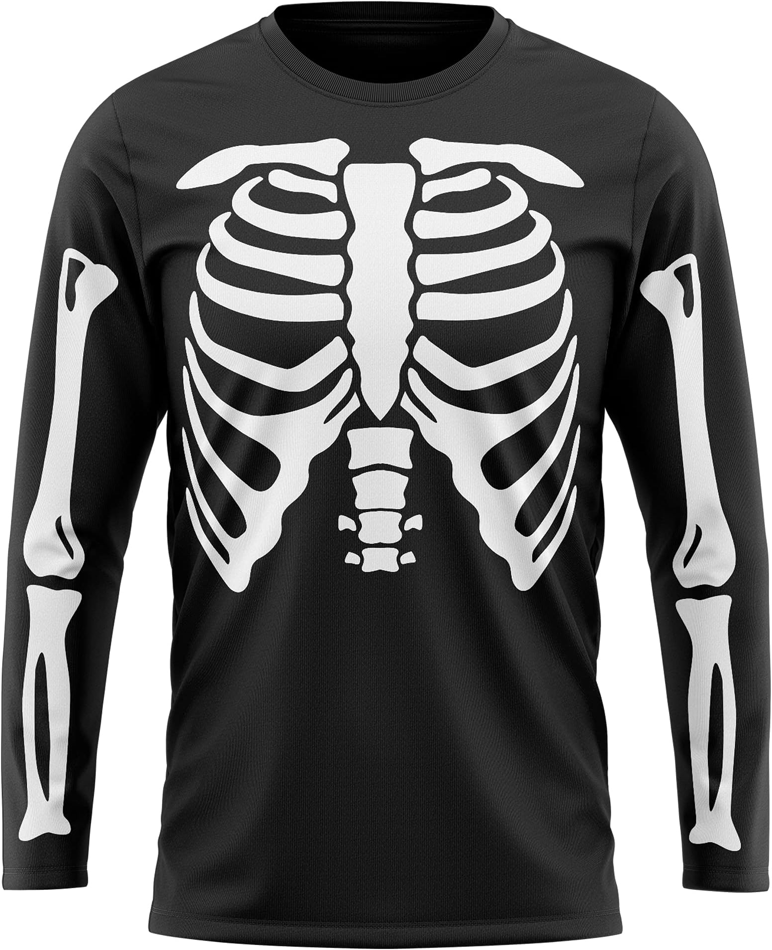 Purple Print House Skeleton T Shirt for Men Women Kids, Halloween Costumes, Fancy Dress, Long Sleeve Party Outfit Matching Family Halloween Tshirts