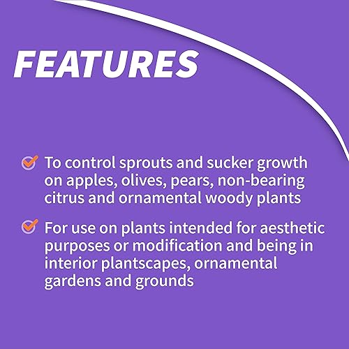 Miniatura 5 de Regulador de crecimiento de plantas Sucker Punch, parte superior de cepillo lista para usar, 8 onzas