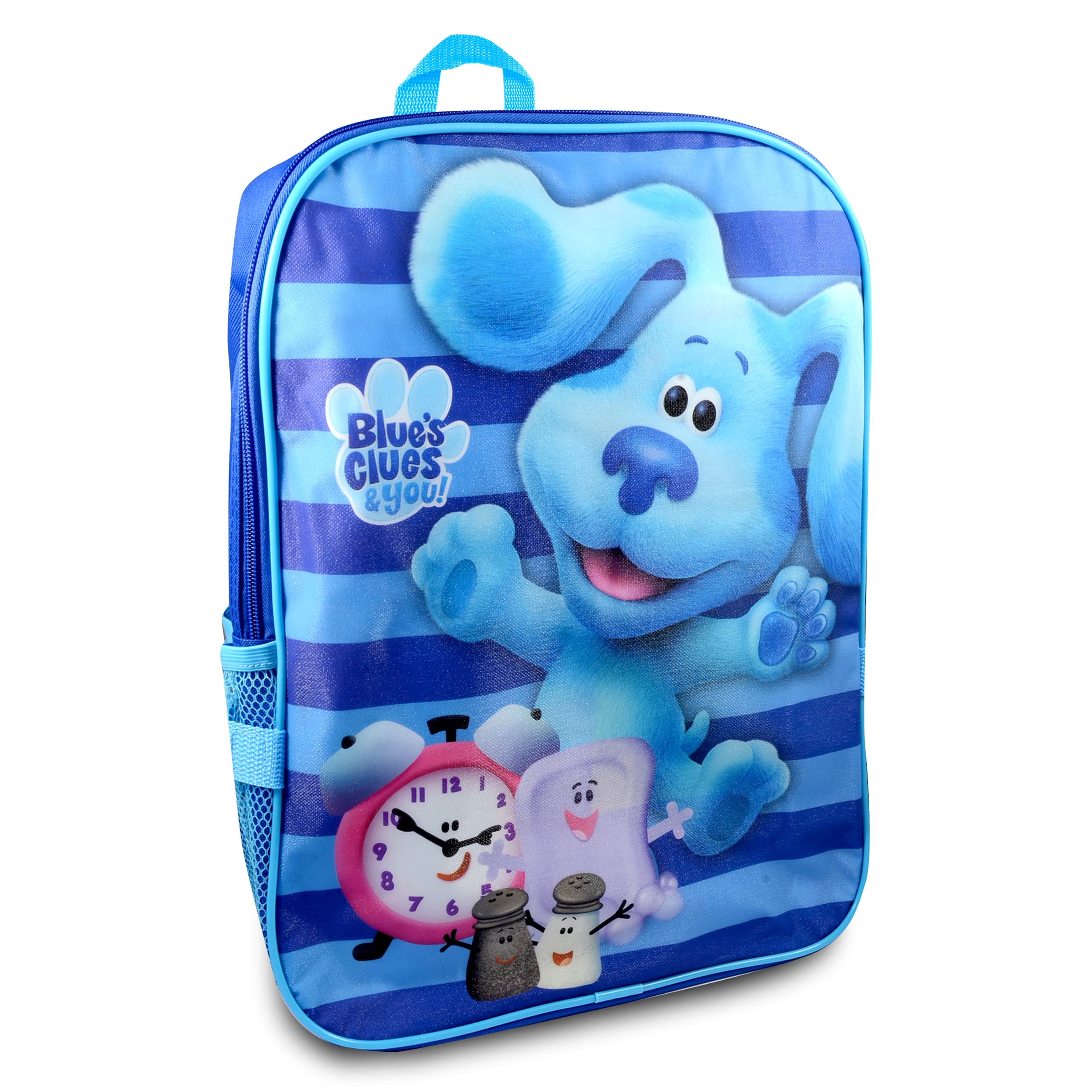 Blue's Clues Backpack Lunch Box Set For Kids 5 Pc Bundle With Blue's