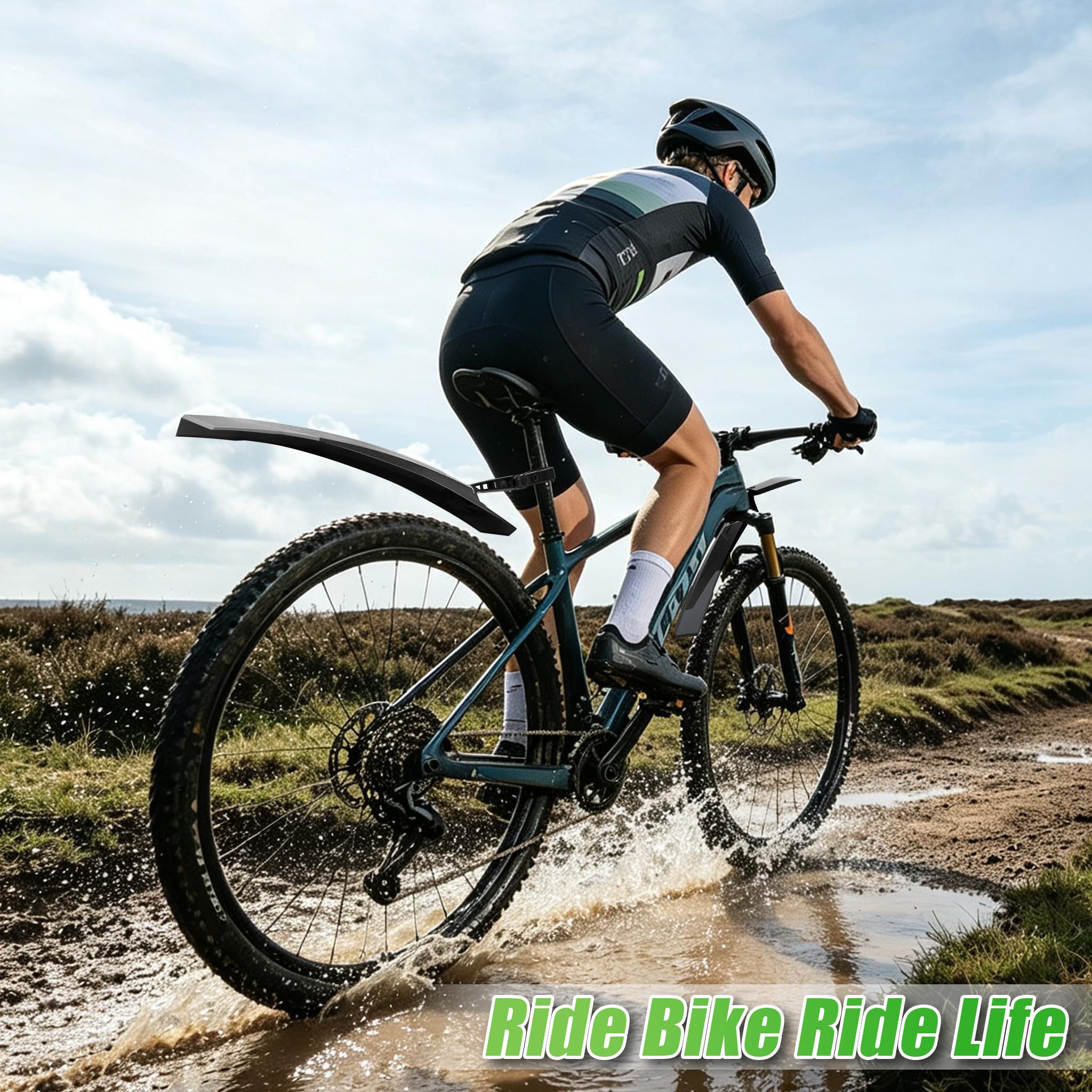 RBRL Fahrrad Schutzblech Set[24-29zoll]，schutzblech MTB ，Universal Fahrradschutzblech，schutzbleche Mountainbike Sport & Freizeit